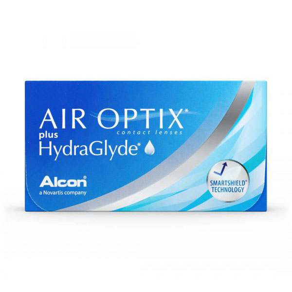 Air Optix plus Hydraglyde Contact Lenses 6 pack