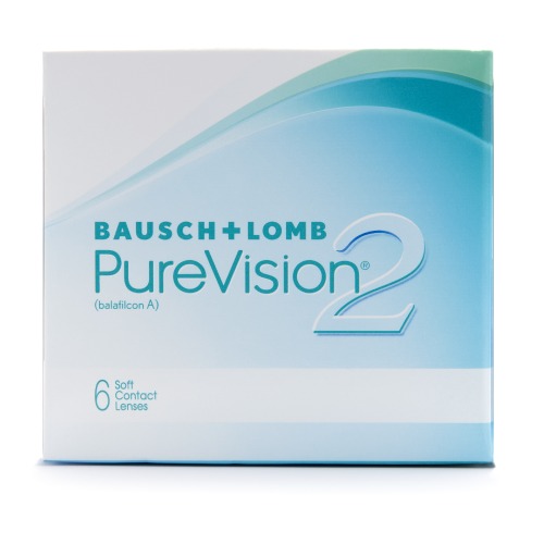 Bausch + Lomb PureVision2 Contact Lenses 6 pack